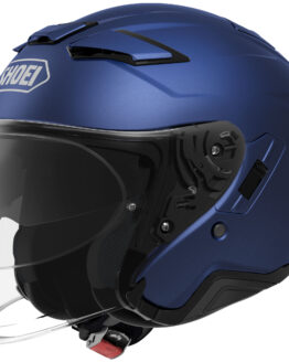 J-Cruise 2 Metallic Matte Blue 3/4 Open-Face Motorcycle Helmet Medium