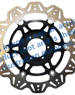 VEE Style Front Brake Rotor - Black Center