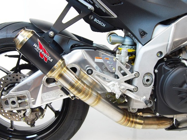 Black Center GP Race Slip On Exhaust - Image 3