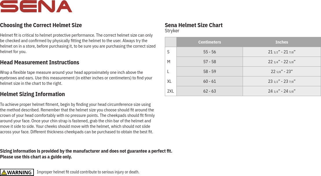 Sena Stryker Bluetooth Helmet Matte Black Size L - Image 5