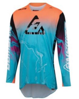 23 Elite Fusion Jersey Astana/Orange/Rhodamine - 2XL