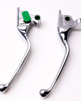 Biker's Choice Chrome Lever Set Fits 2008-2010 FLT
