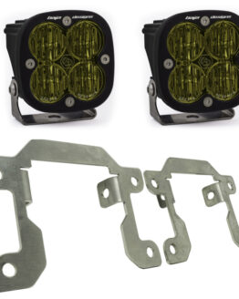 Baja Designs Amber Fog Pocket Kit Squadron Fits 2019+ Ranger