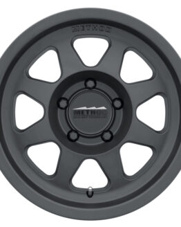 MR701 16x8 0mm Offset 5x120 72.6mm CB Matte Black Wheel