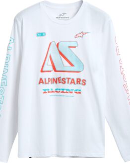 Alpinestars Ayess LS CSF Tee White Small Men's Long Sleeve Shirt