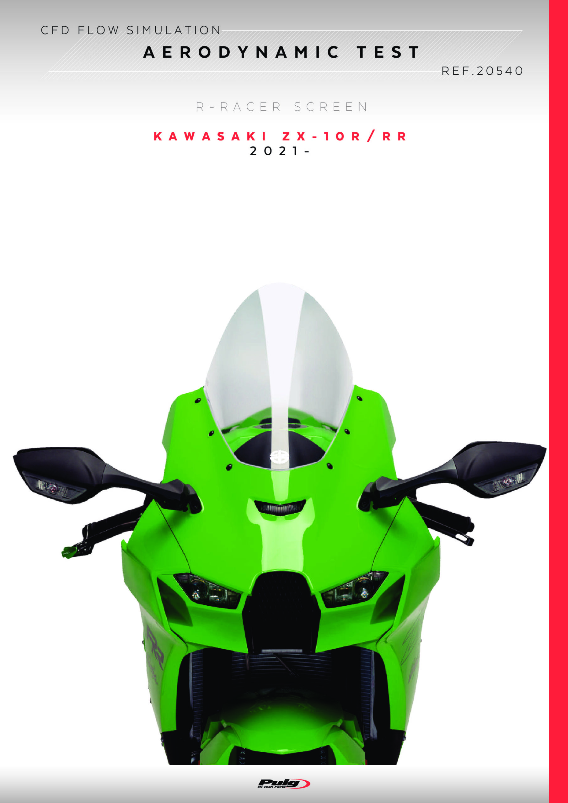 12-1/2" Dark Smoke Racing Windscreen - Image 3