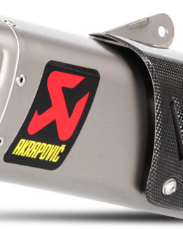 Titanium Slip On Exhaust w/ Carbon Heat Shield