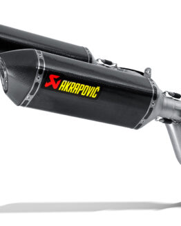 Dual Muffler Carbon Fiber Slip On Exhaust