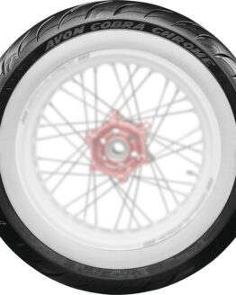 Whitewall Cobra Chrome AV91 Front Tire 100/90-19