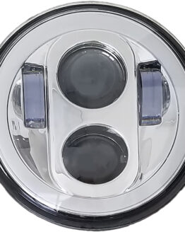 Pathfinder 5-3/4" LED Headlight with Full Halo Chrome
