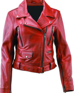 Kuryakyn Arabian Spice Leather Jacket Red Womens 2XL