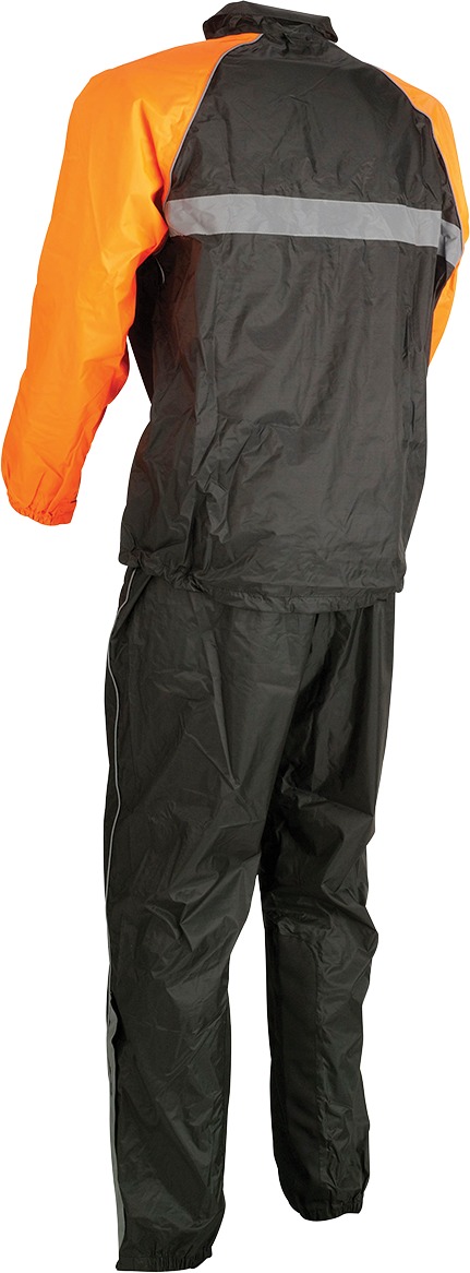 Z1R Waterproof Rain Jacket Black Orange Men's 4XL - Image 4