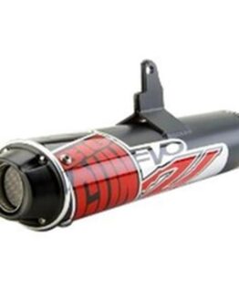 Big Gun EVO U Slip-On Exhaust Black Fits 09-14 Polaris RZR 800