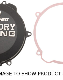 Boyesen Factory Racing Clutch Cover Black Fits 17-18 Husqvarna KTM 250/300