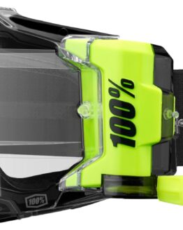 100 Percent Armega Forecast Goggle Black Clear Lens