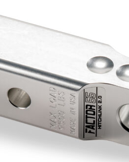 Factor 55 Hitchlink 2.0 Receiver 2 Inch Silver