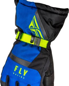 Fly Racing Cascade Gloves Black/Blue/Hi-Vis Large