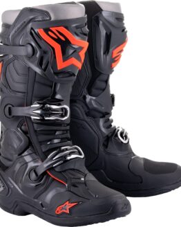 Alpinestars Tech 10 Boots Black/Fluorescent Red US 7 / EU 40.5