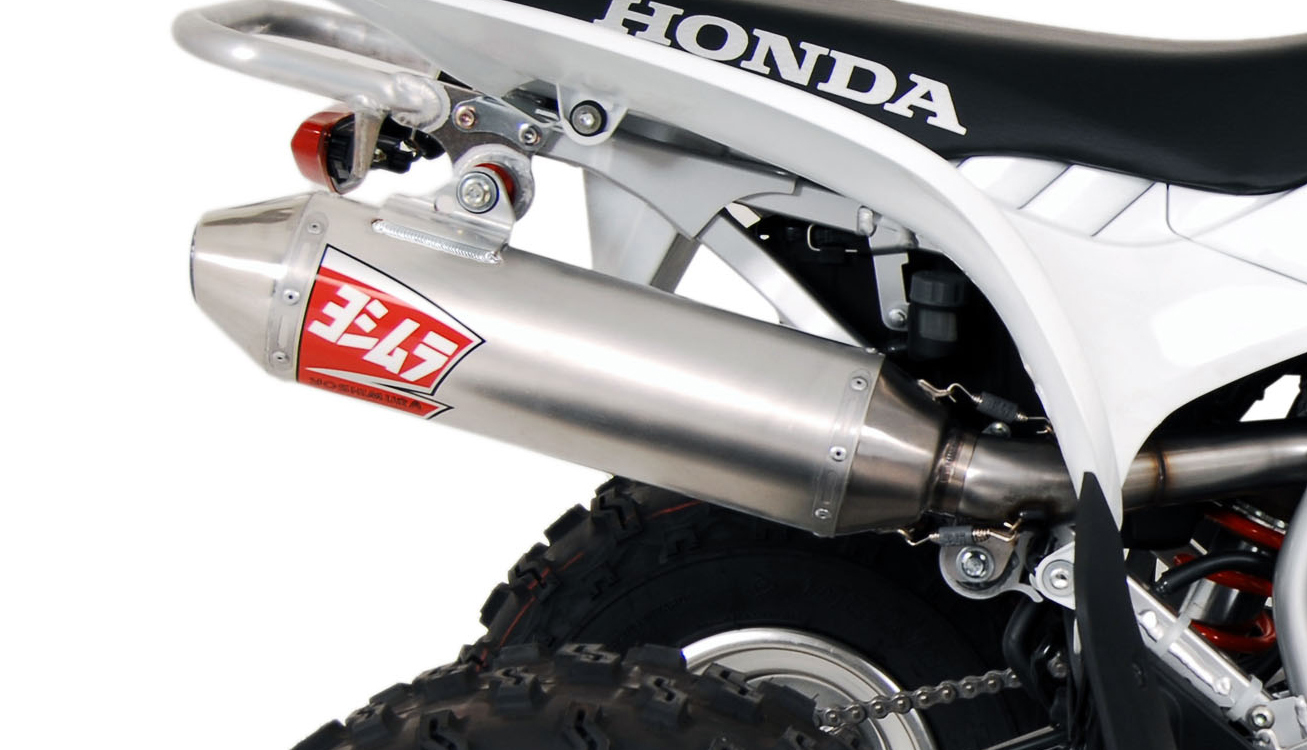 Yoshimura RS2 Full Exhaust Stainless/Aluminum Fits 06-14 Honda TRX450R/ER - Image 4