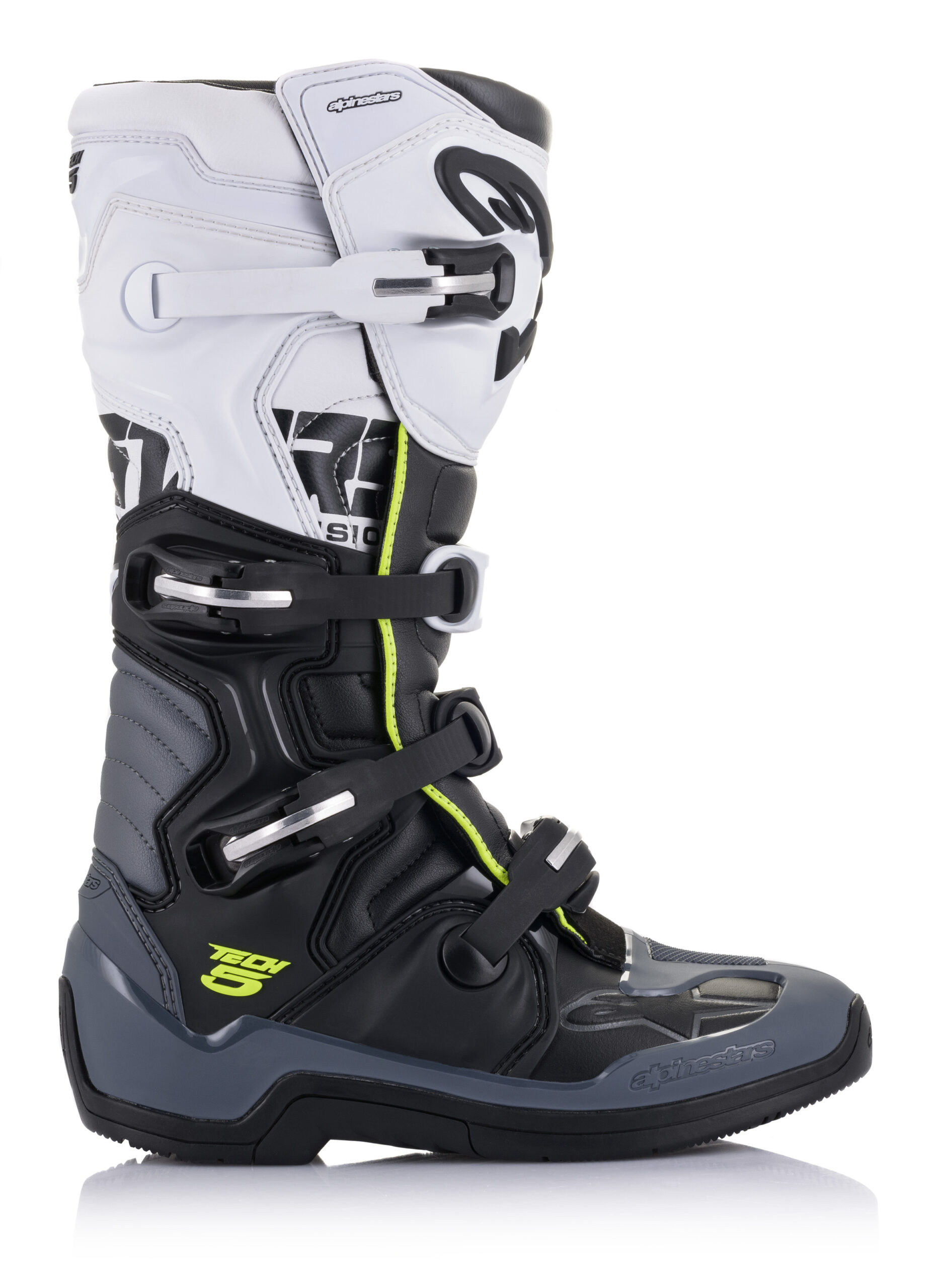 Tech 5 Boots Black/Dark Grey/White US 08 - Image 6