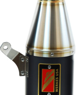 Black Center Slip On Exhaust