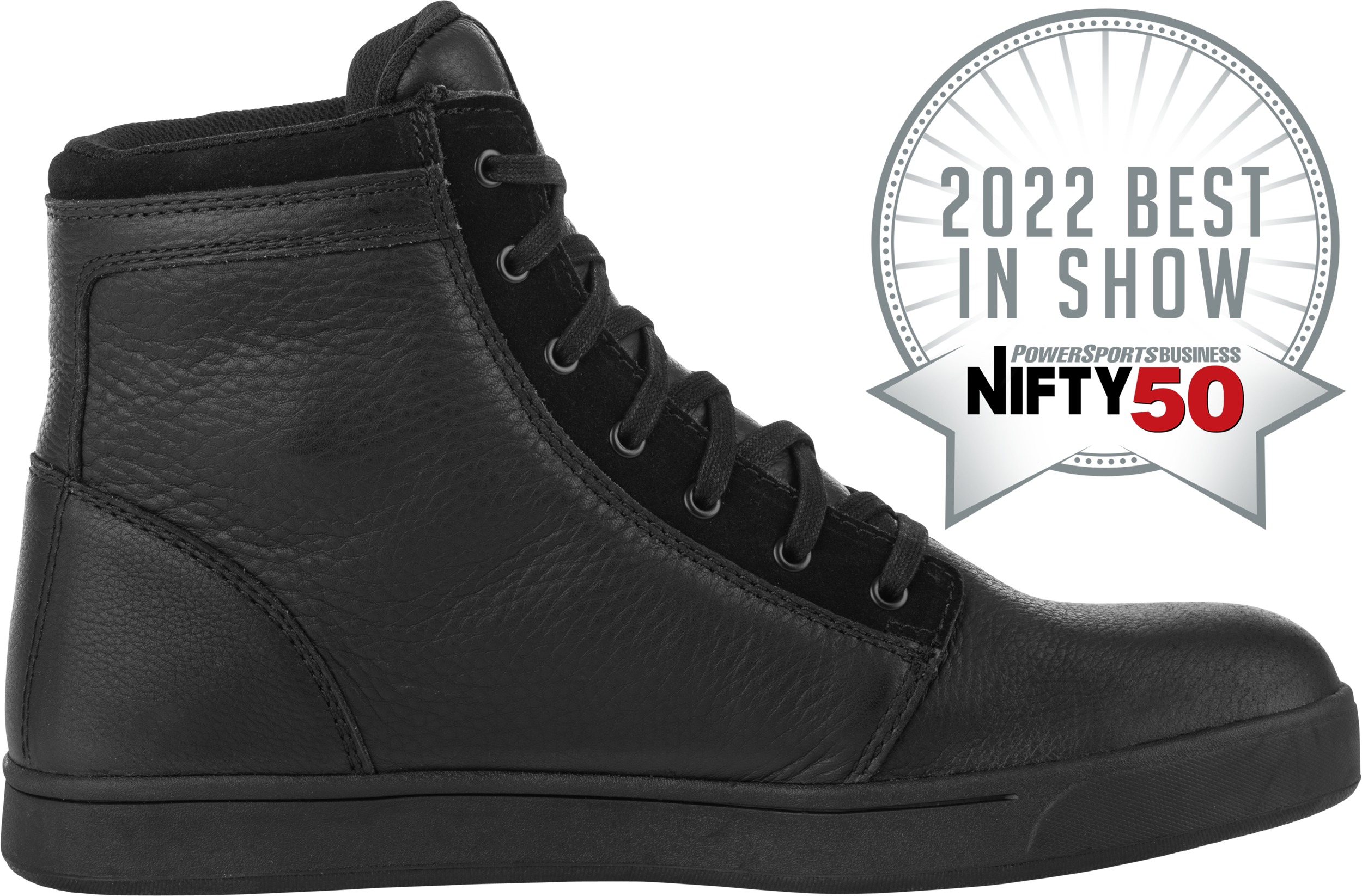 Axle Leather Waterproof Shoes Black, Size 14 - Image 4