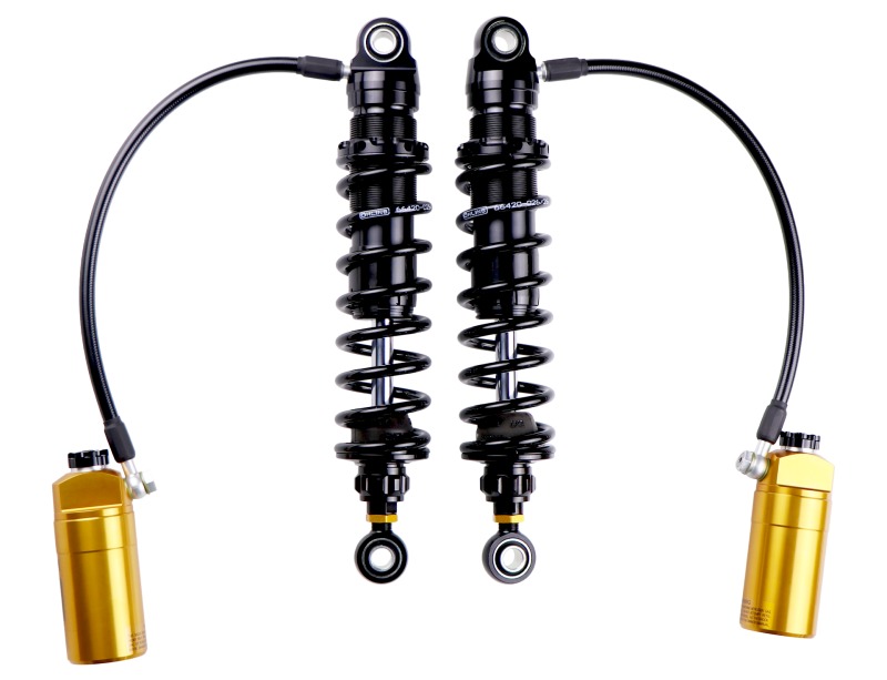 Ohlins STX 36 Blackline Rear Shocks Pair Black For Harley FL Touring - Image 7