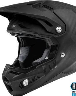 Youth Formula Carbon Solid Motorcycle Helmet Matte Black Carbon Youth Large