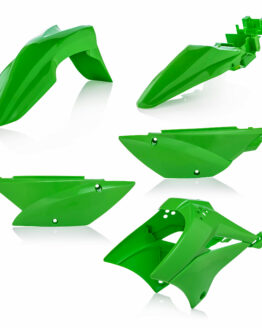 Standard Plastic Kit Green by Acerbis - Fits Kawasaki