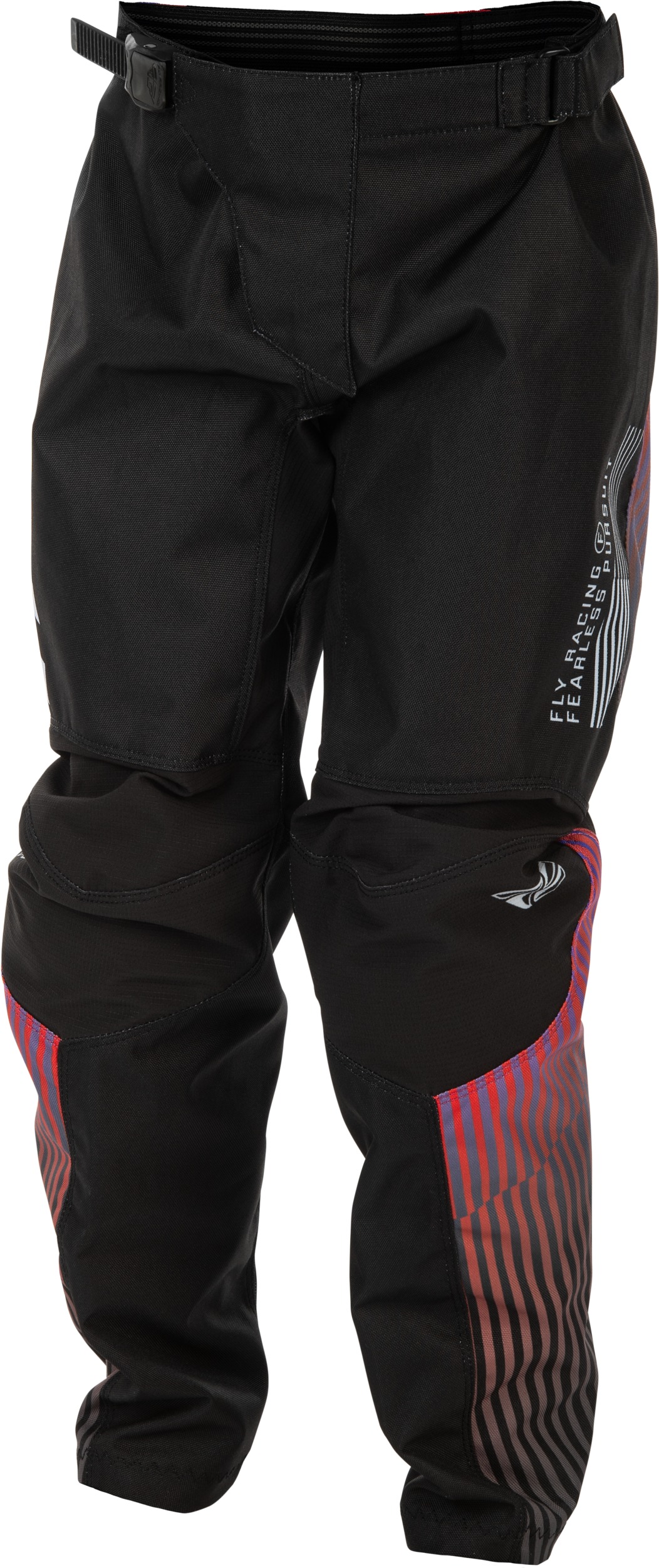 Fly Racing Youth F-16 Pants Black/Red/Purple Size 22 - Image 4
