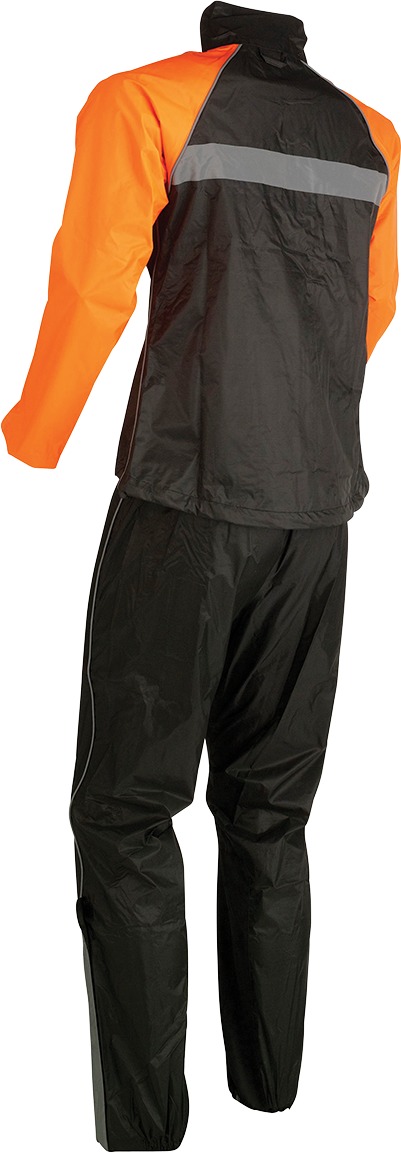 Z1R Womens Waterproof Rain Jacket XL Orange Black - Image 4