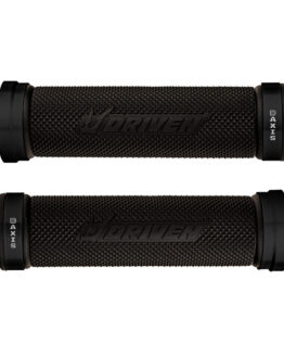 Driven D-Axis Black Anodized 7/8" Motorcycle Grips