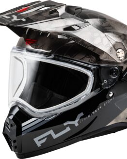 Fly Racing Trekker CW Conceal Helmet Black/Grey/White Medium