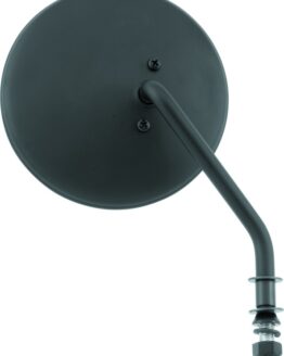 Bikers Choice 4in Round Mirror Short Right Black Universal
