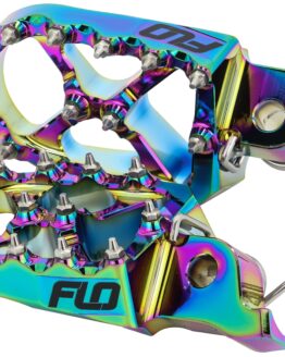 FLO Motorsports Pro Series Footpegs Jet Fuel For Honda CRF/Kawasaki KLX110