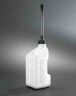 BikeMaster 1.25 Gallon Utility Jug White with Auto Shut Off Hose