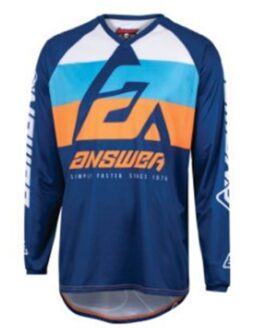 23 Syncron CC Jersey Blue/Orange/Black - Small