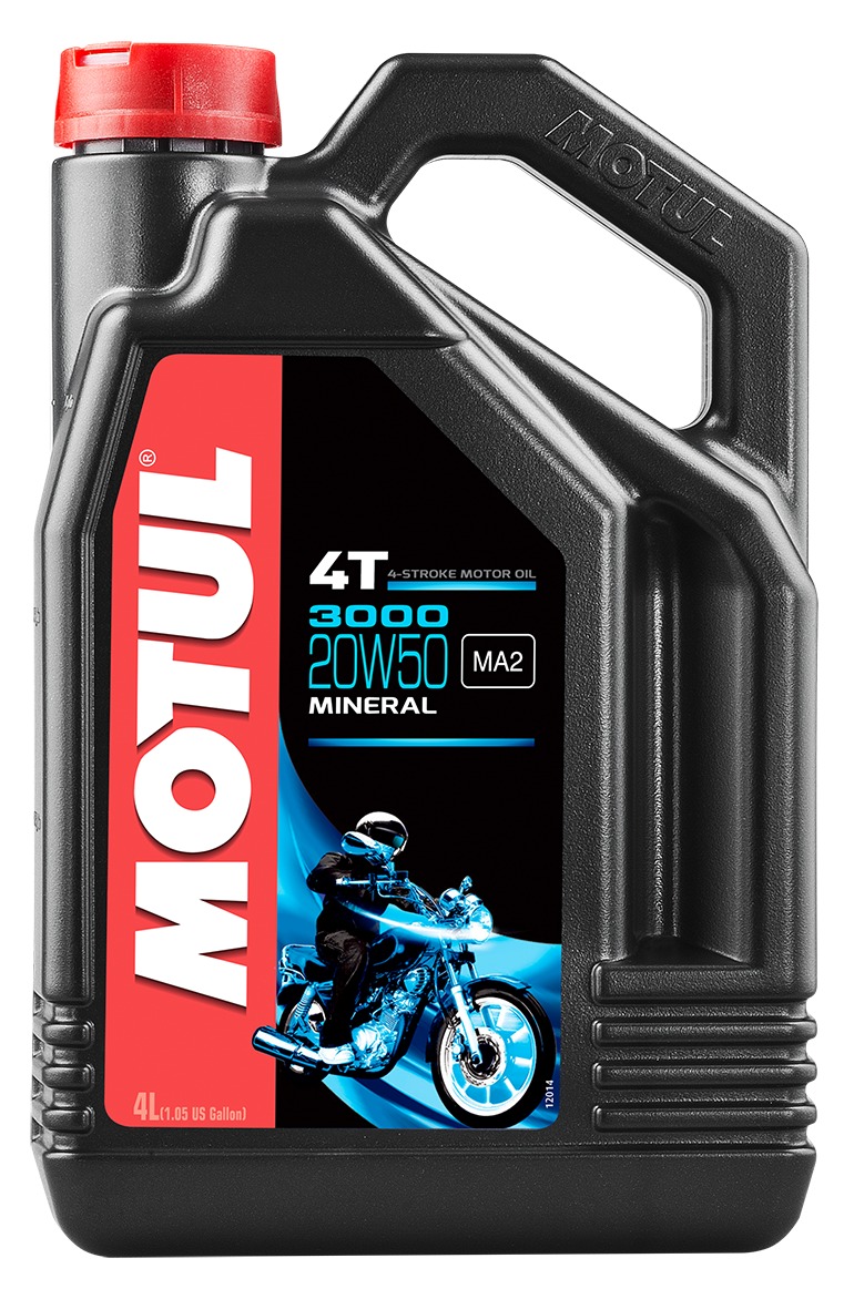 Motul 3000 20W50 4T Mineral Engine Oil 4 Liter - Image 3