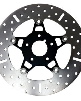 5-Button Black Carrier Floating Brake Rotor