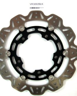 VEE Style Brake Rotors - Black Center Front Kit