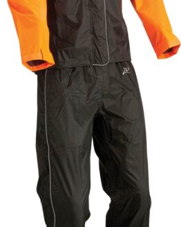 Z1R Women's 2-Piece Rainsuit Black/Orange 2XL