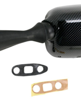 Left Mirror Replacement - Carbon Fiber Look