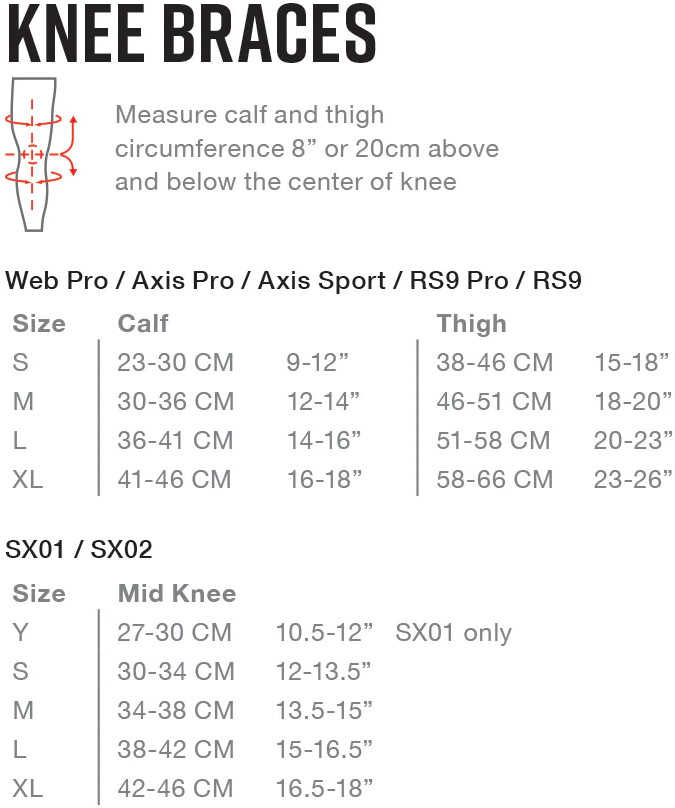 SX01 Knee Brace - Single, Black Small - Image 4