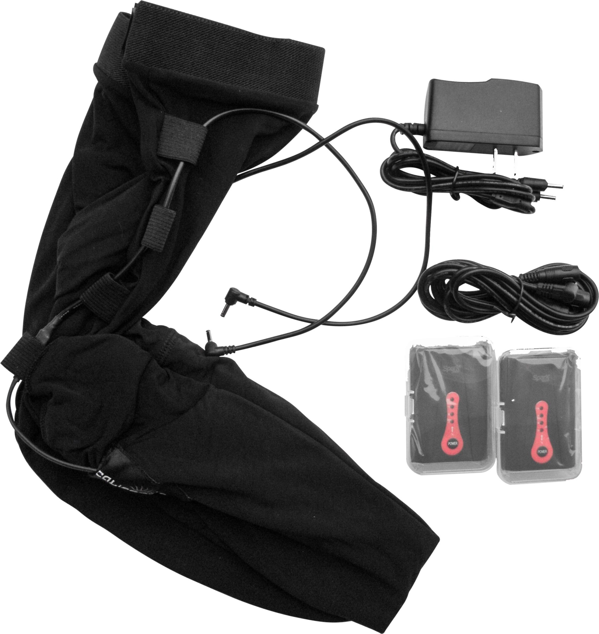 7V Heated Lithium-Ion Battery Sock Liners Y Harness Black Large - Image 3