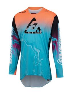 23 Elite Fusion Jersey Astana/Orange/Rhodamine - Large