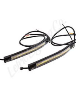 Flexible White Running Amber Switchback Turn Signal Strips