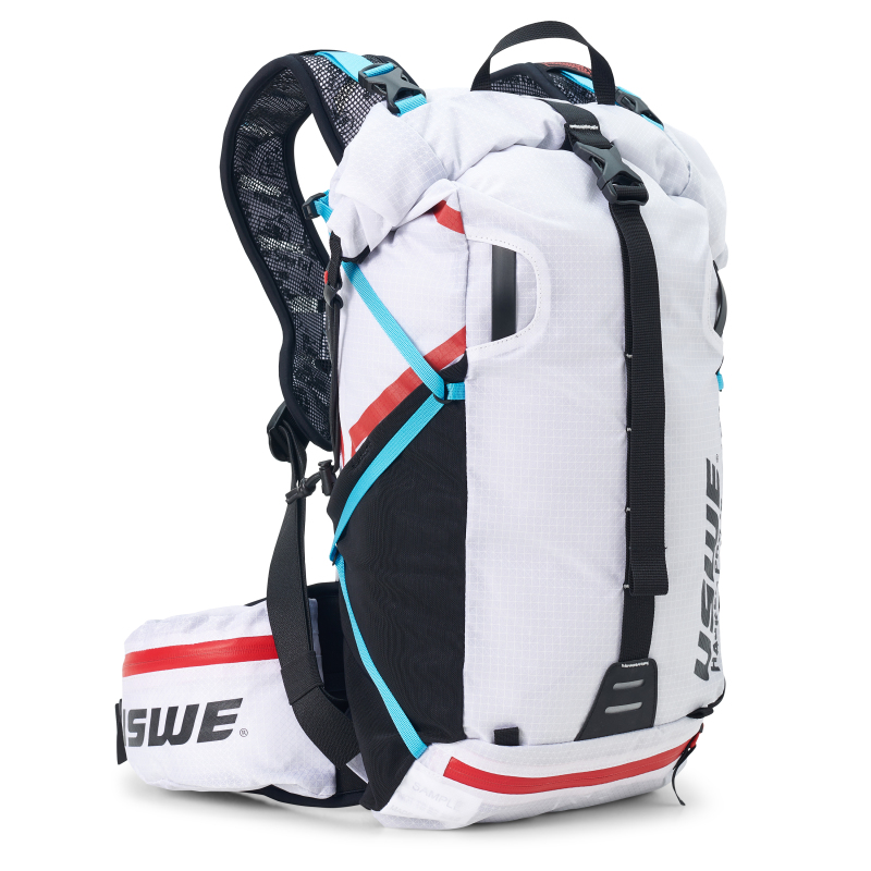 USWE Hajker Pro Winter Rolltop Daypack 30L - Cool White - Image 6