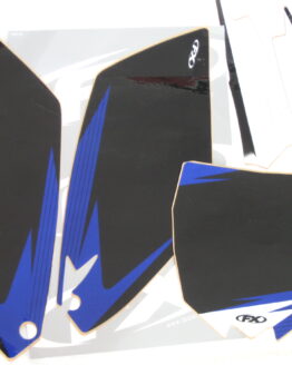 Factory Effex Black Number Plate Background Graphics For 10-13 YZ250F