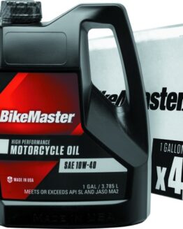 BikeMaster 10W40 Performance Oil - Case of 4 Gallons