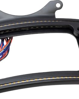 Letric Lighting Perfect Plate Light License Plate Frame Black For Indian